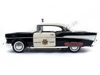 Cochesdemetal.es 1957 Chevrolet Bel Air Hard Top Police Car 1:18 Lucky Diecast 92107