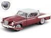 Cochesdemetal.es 1958 Studebaker Golden Hawk Claret-White 1:18 Lucky Diecast 20018BU