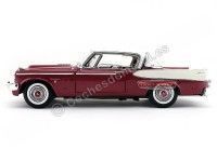 Cochesdemetal.es 1958 Studebaker Golden Hawk Claret-White 1:18 Lucky Diecast 20018BU