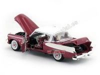 Cochesdemetal.es 1958 Studebaker Golden Hawk Claret-White 1:18 Lucky Diecast 20018BU