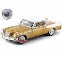 Cochesdemetal.es 1958 Studebaker Golden Hawk Gold-White 1:18 Lucky Diecast 20018GL