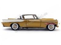 Cochesdemetal.es 1958 Studebaker Golden Hawk Gold-White 1:18 Lucky Diecast 20018GL