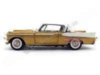 Cochesdemetal.es 1958 Studebaker Golden Hawk Gold-White 1:18 Lucky Diecast 20018GL