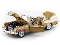 Cochesdemetal.es 1958 Studebaker Golden Hawk Gold-White 1:18 Lucky Diecast 20018GL