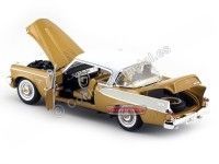 Cochesdemetal.es 1958 Studebaker Golden Hawk Gold-White 1:18 Lucky Diecast 20018GL