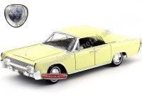 Cochesdemetal.es 1961 Lincoln Continental Yellow 1:18 Lucky Diecast 20088