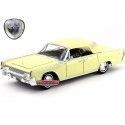 Cochesdemetal.es 1961 Lincoln Continental Yellow 1:18 Lucky Diecast 20088