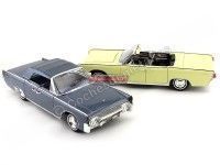 Cochesdemetal.es 1961 Lincoln Continental Yellow 1:18 Lucky Diecast 20088