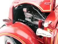 Cochesdemetal.es 1938 Mack Type 75 Camión de Bomberos Rojo 1:24 Lucky Diecast 20158