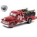 Cochesdemetal.es 1958 Seagrave Model 750 Camión de Bomberos Rojo 1:24 Lucky Diecast 20168