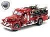 Cochesdemetal.es 1958 Seagrave Model 750 Camión de Bomberos Rojo 1:24 Lucky Diecast 20168