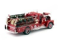 Cochesdemetal.es 1958 Seagrave Model 750 Camión de Bomberos Rojo 1:24 Lucky Diecast 20168