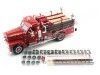 Cochesdemetal.es 1958 Seagrave Model 750 Camión de Bomberos Rojo 1:24 Lucky Diecast 20168