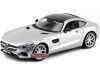 Cochesdemetal.es 2015 Mercedes-Benz AMG GT C190 V8 Turbo Gris 1:18 Maisto Premiere 36204