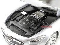 Cochesdemetal.es 2015 Mercedes-Benz AMG GT C190 V8 Turbo Gris 1:18 Maisto Premiere 36204