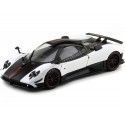 Cochesdemetal.es 2008 Pagani Zonda Cinque Blanco-Negro 1:18 Motor Max 79158