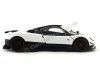 Cochesdemetal.es 2008 Pagani Zonda Cinque Blanco-Negro 1:18 Motor Max 79158