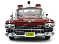 Cochesdemetal.es 1959 Cadillac Ambulancia Red and White 1:18 GreenLight Precision Collection PC18001