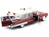 Cochesdemetal.es 1959 Cadillac Ambulancia Red and White 1:18 GreenLight Precision Collection PC18001