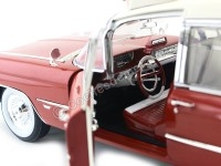 Cochesdemetal.es 1959 Cadillac Ambulancia Red and White 1:18 GreenLight Precision Collection PC18001