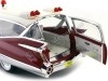 Cochesdemetal.es 1959 Cadillac Ambulancia Red and White 1:18 GreenLight Precision Collection PC18001