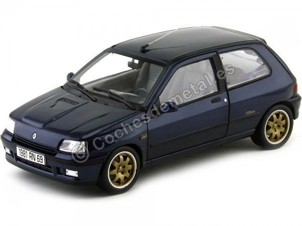 Cochesdemetal.es 1993 Renault Clio Williams Phase 1 Azul 1:18 Norev 185230