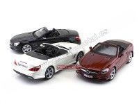 Cochesdemetal.es 2012 Mercedes-Benz SL500 (R231) Convertible Negro 1:18 Maisto 31196