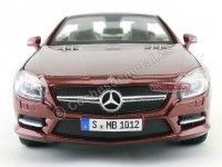 Cochesdemetal.es 2012 Mercedes-Benz SL500 (R231) Convertible Granate 1:18 Maisto 31196