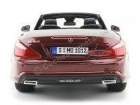 Cochesdemetal.es 2012 Mercedes-Benz SL500 (R231) Convertible Granate 1:18 Maisto 31196