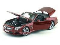 Cochesdemetal.es 2012 Mercedes-Benz SL500 (R231) Convertible Granate 1:18 Maisto 31196