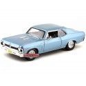 Cochesdemetal.es 1971 Chevrolet Nova Coupe SS Metallic Blue 1:18 Maisto 31132