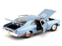 Cochesdemetal.es 1971 Chevrolet Nova Coupe SS Metallic Blue 1:18 Maisto 31132