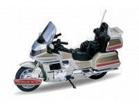 Cochesdemetal.es 2010 Honda Gold Wing GL1500 Dorada 1:18 Welly 12148