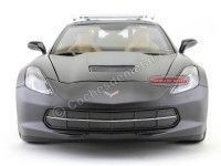 Cochesdemetal.es 2014 Chevrolet Corvette C7 Stingray Police Car Negro Mate 1:18 Maisto Premiere 36212