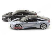 Cochesdemetal.es 2014 BMW i8 eDrive Sophisto Grau 1:18 Paragon Models 97082