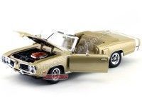 Cochesdemetal.es 1970 Dodge Coronet R-T Convertible Golden Brown 1:18 Lucky Diecast 92548