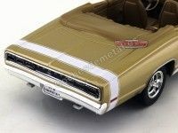 Cochesdemetal.es 1970 Dodge Coronet R-T Convertible Golden Brown 1:18 Lucky Diecast 92548