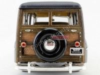 Cochesdemetal.es 1948 Ford Super Deluxe Woody Estate Wagon Black 1:18 Lucky Diecast 20028