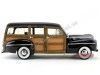 Cochesdemetal.es 1948 Ford Super Deluxe Woody Estate Wagon Black 1:18 Lucky Diecast 20028