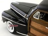 Cochesdemetal.es 1948 Ford Super Deluxe Woody Estate Wagon Black 1:18 Lucky Diecast 20028