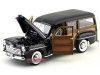 Cochesdemetal.es 1948 Ford Super Deluxe Woody Estate Wagon Black 1:18 Lucky Diecast 20028