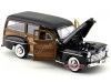 Cochesdemetal.es 1948 Ford Super Deluxe Woody Estate Wagon Black 1:18 Lucky Diecast 20028