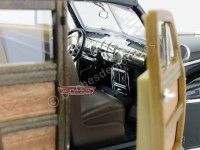 Cochesdemetal.es 1948 Ford Super Deluxe Woody Estate Wagon Black 1:18 Lucky Diecast 20028