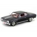 Cochesdemetal.es 1965 Chevrolet Chevelle Z-16 Malibu SS396 Negro 1:18 Auto World AMM1061