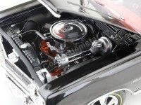 Cochesdemetal.es 1965 Chevrolet Chevelle Z-16 Malibu SS396 Negro 1:18 Auto World AMM1061