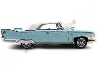 Cochesdemetal.es 1960 Plymouth Fury Closed Convertible White-Aqua 1:18 Sun Star 5411