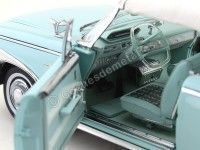 Cochesdemetal.es 1960 Plymouth Fury Closed Convertible White-Aqua 1:18 Sun Star 5411