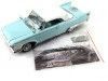 Cochesdemetal.es 1960 Plymouth Fury Closed Convertible White-Aqua 1:18 Sun Star 5411