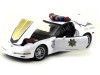 Cochesdemetal.es 2005 Chevrolet Corvette C6 State Trooper Blanco 1:18 Maisto 31383