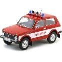 Cochesdemetal.es 1976 Lada Niva Feurewehr Bomberos Alemania Rojo-Blanco 1:18 MC Group 18006